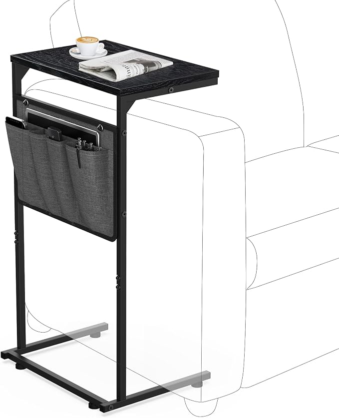 Vantic C Shaped End Table, Small Side Table by Vantic