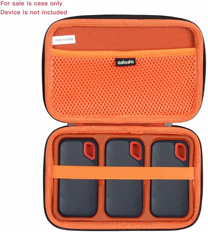 Adada Hard Case for SanDisk 500GB / 250GB / 1TB / 2TB Extreme Portable SSD - Image 2