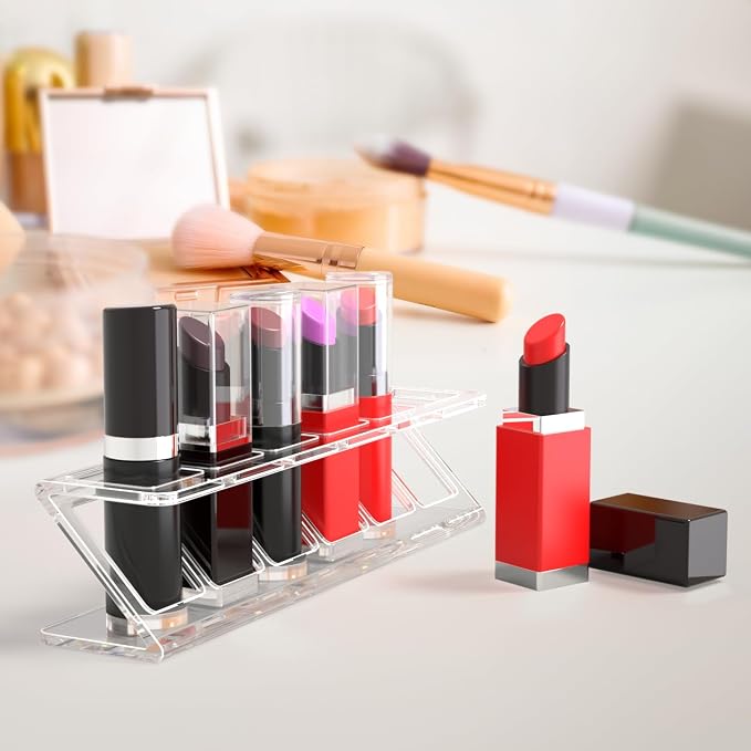 Marketing Holders 2 Pack Clear Acrylic Lip Balm Holder Freestanding Display - Image 6