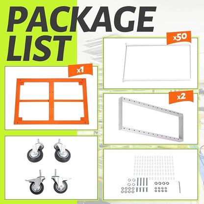50 Shelves Paint Cabinet Drying Rack - Image 7
