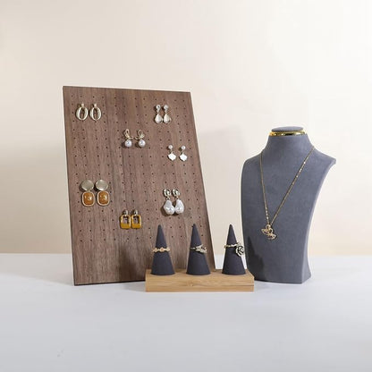 GemeShou Walnut earring display stand - Image 7