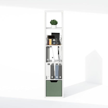 Furinno Cubic Extra Thick 5-Cube Closet Organizers and Storage, Open Shelf - Image 6