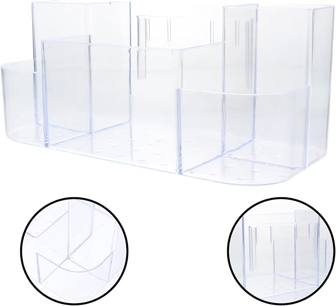 Wall-mounted Toiletry Case Transparent Multi-grid Cosmetic Storage Box - Image 8