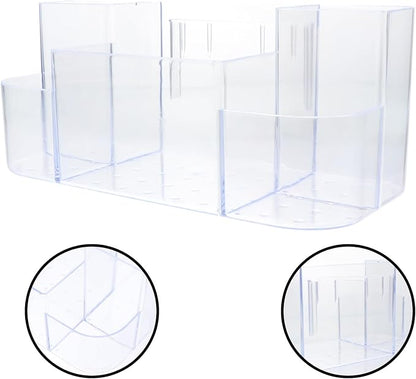 Wall-mounted Toiletry Case Transparent Multi-grid Cosmetic Storage Box - Image 8