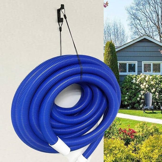 Heavy Duty Wall-Mounted Metal Hose Bracket, Pool & Garden Hose Organizer - Image 3