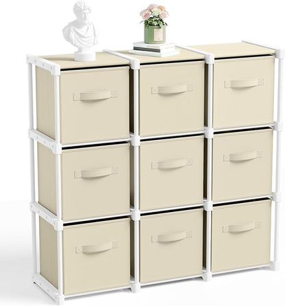 Briwooody 9 Cube Storage Organizer Bins by Briwooody