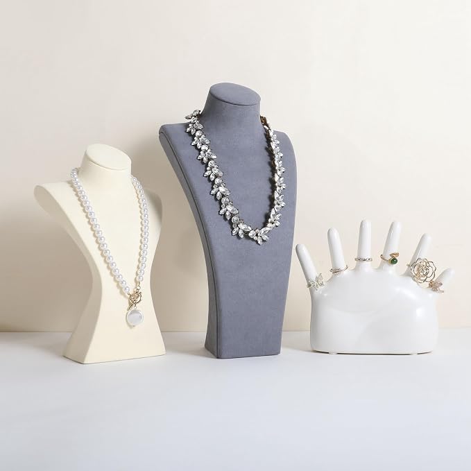 GemeShou Grey necklace storage organizer - Image 9