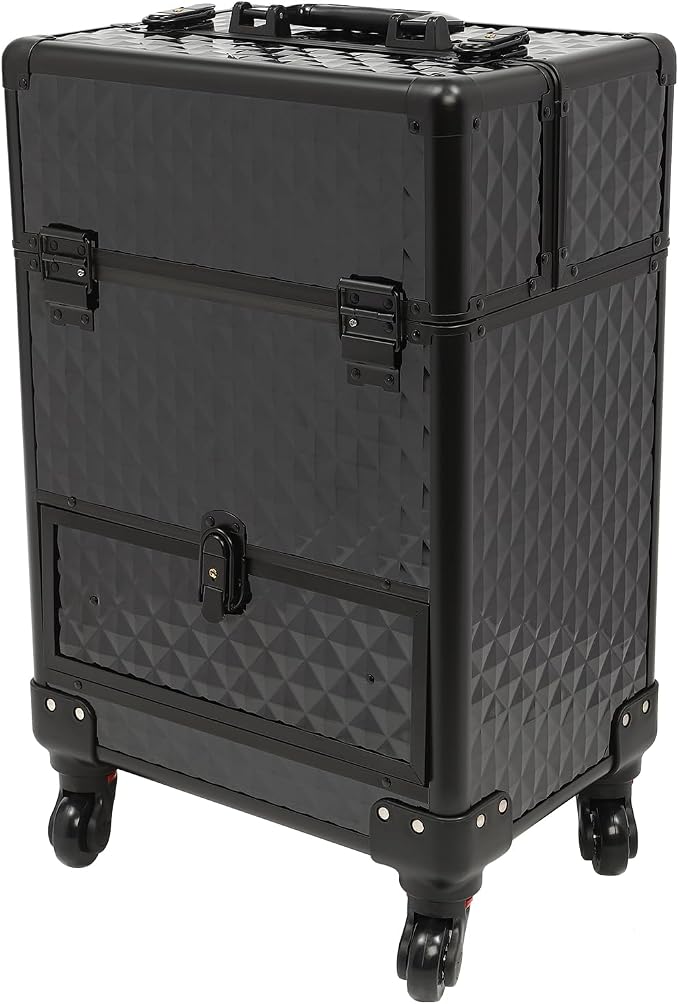 Professional Rolling Makeup Train Case - Image 3
