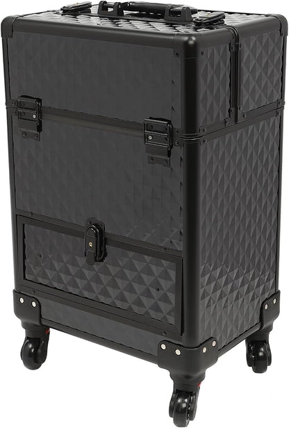 Professional Rolling Makeup Train Case - Image 3