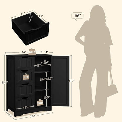 Yaheetech Bathroom Storage Cabinet - Image 3
