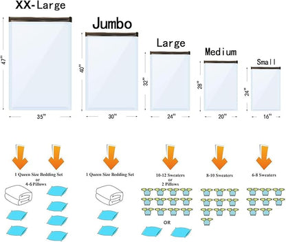 GONGSHI Vacuum Storage Bags, Space Saver Seal Bags - Image 3