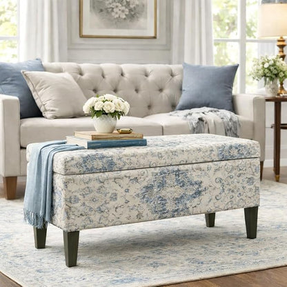 HomePop 36" Decorative Storage Bench - Image 2