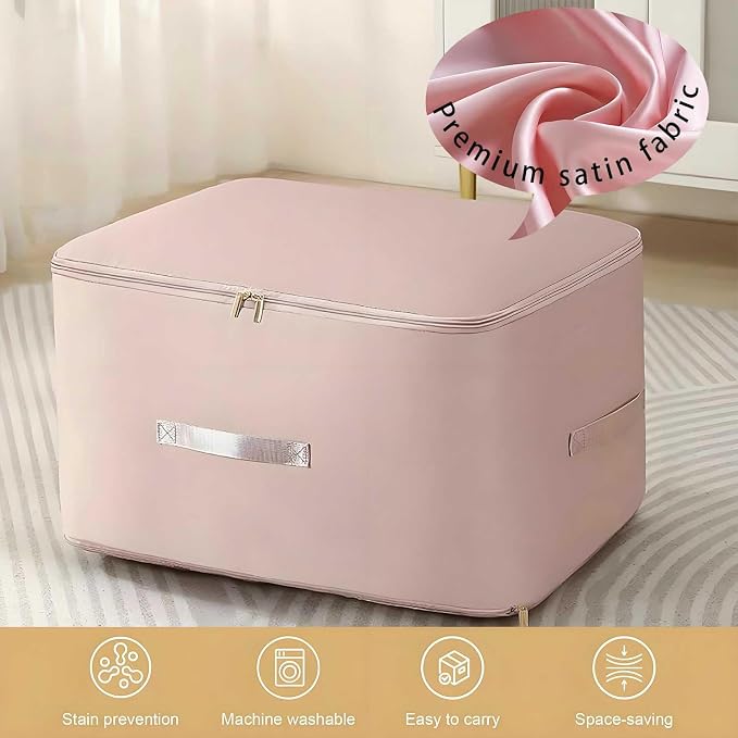 Ultra Space Saving Self Compression Organizer, 2025 New 3-Layer Zipper Large - Image 2