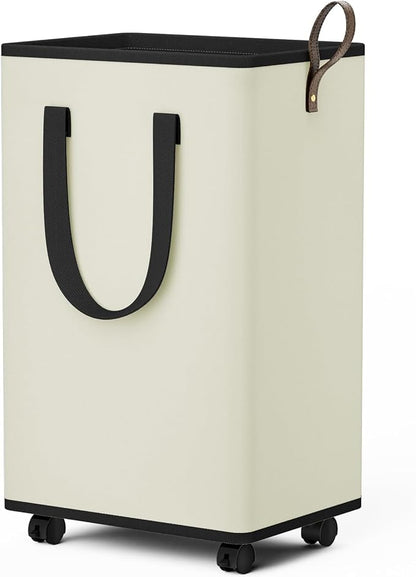 SpaceTrove Laundry Basket with Wheels, Collapsible Laundry Baskets, Laundry by Unknown