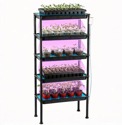 RooTrimmer 5-Tier Hydroponics Growing System, Plant Stand by RooTrimmer