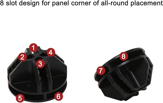 C&AHOME 24 pcs Wire Cube Plastic Connectors - Image 2