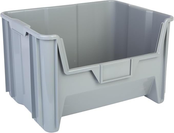 Hudson Exchange 20" x 15" x 12.5" Plastic Giant Stackable Hopper Bin Container by HudsonExchange