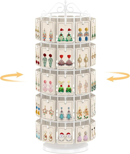 EsLuker.ly Earring Holder Organizer Rotating Display Tree Stand, Adjustable by EsLukerly