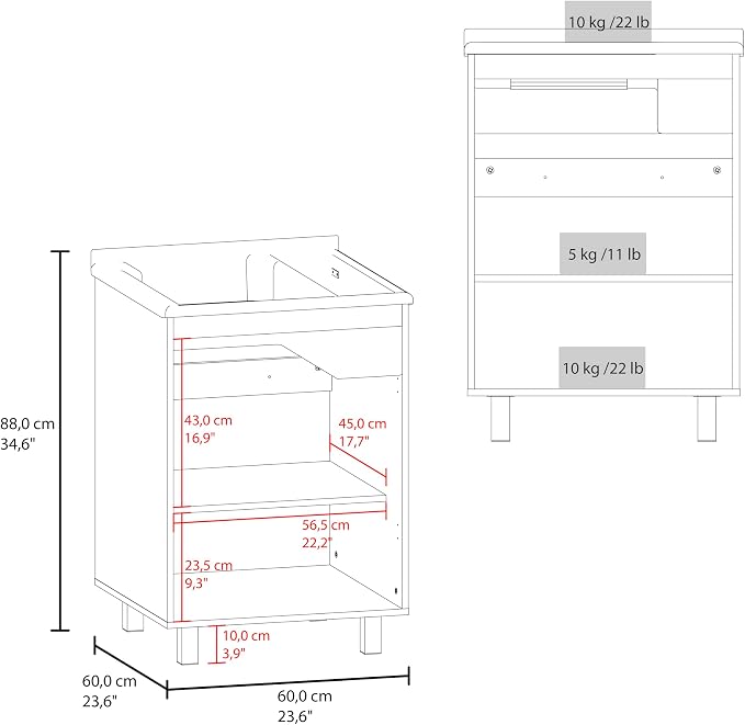 Bathroom Vanity, Utility Tub Cabinet, Laundry Room Cabinet - Image 9