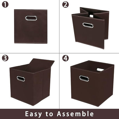 Fabric storage bins Cubes, Fabric Cube Organizer - Image 6
