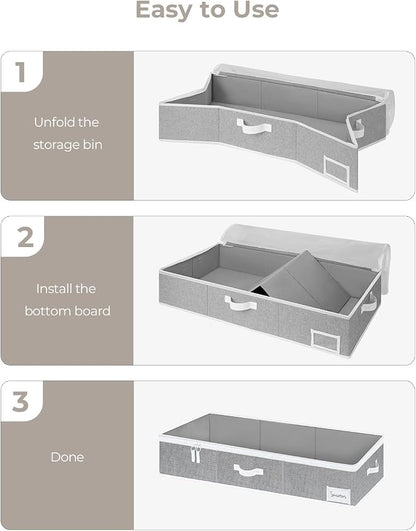 StorageWorks Large Under Bed Storage Containers - Image 8