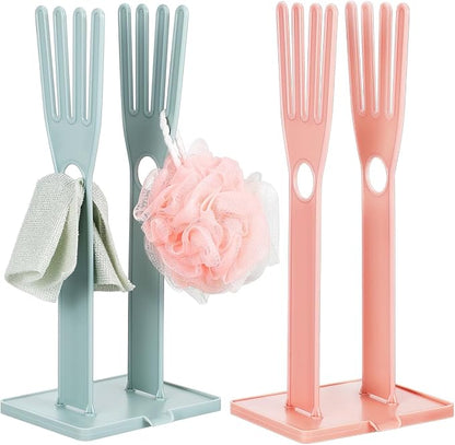 Hemobllo 2-Pack Kitchen Glove Drying Rack 13.38X5.90X4.72In Detachable by Hemobllo