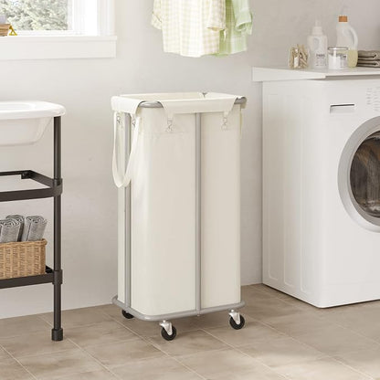 WOWLIVE 100L Rolling Laundry Hamper - Image 2