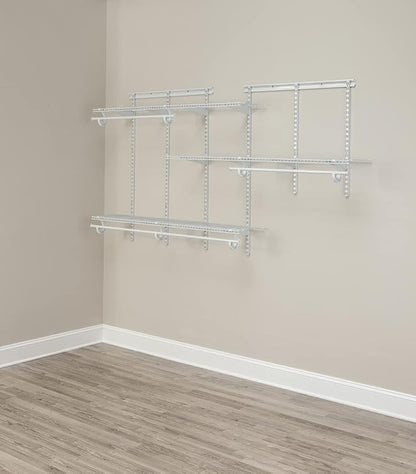 ClosetMaid ShelfTrack Wire Closet Organizer System, Adjustable from 5 to 8 Ft. - Image 8