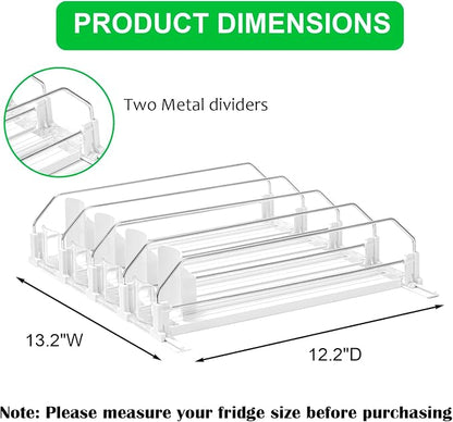 Rula Drink Organizer for Fridge, Self-Pushing Soda Can Dispenser for Mini - Image 2