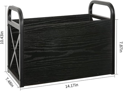 YINMIT Magazine Holder, Magazine Rack Floor, Magazine Storage Basket, Folder - Image 6