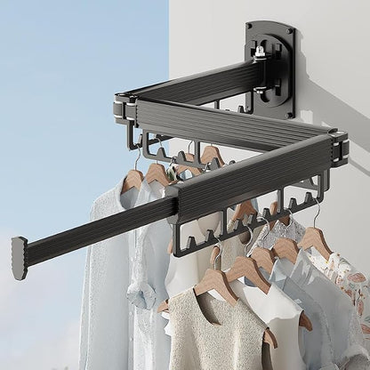 Mounted Wall Drying Rack, Laundry Hanger Dryer Rack, Laundry Hanger Rack - Image 8