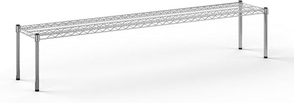 14" Deep x 72" Wide x 14" Height Wire Shelving Kit | 1-Tier | NSF Commercial by Regal+Altair