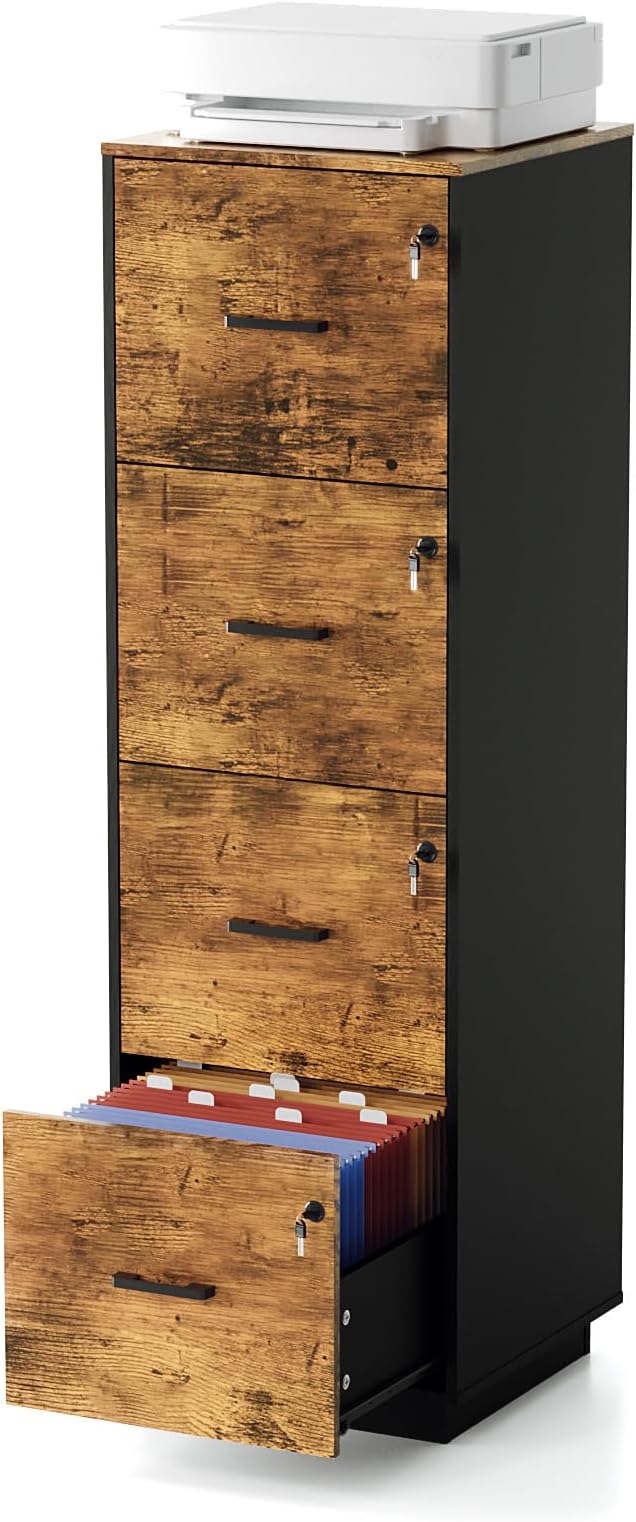 VINGLI 4 Drawer File Cabinet by VINGLI