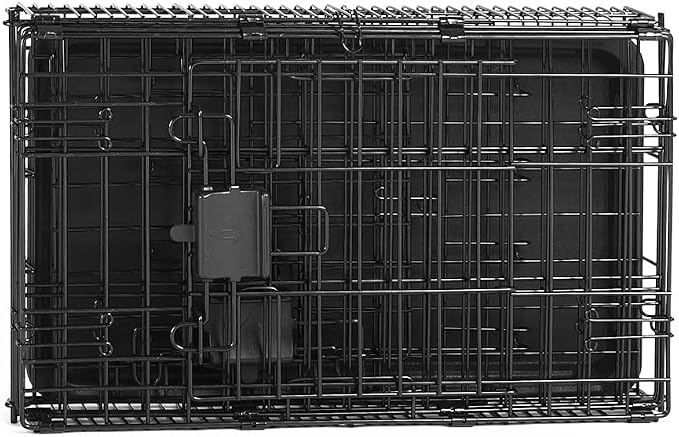 Amazon Basics Durable, Foldable Metal Wire Dog Crate - Image 4