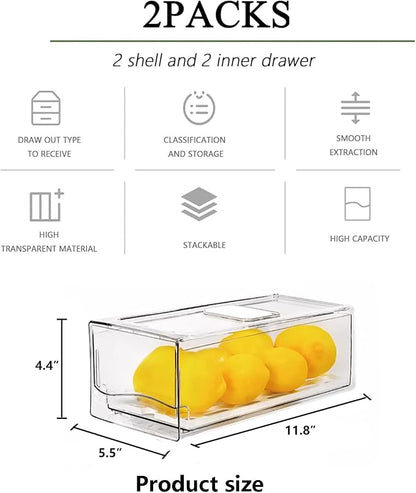 2 Pack Fruit Storage Containers - Image 2