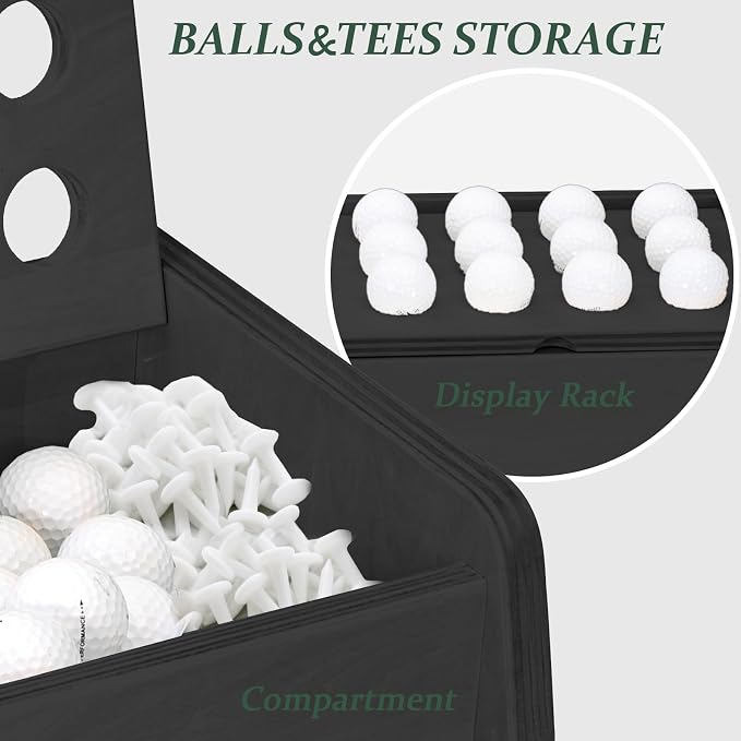 wingyz Wooden Golf Storage Organizer - Image 10