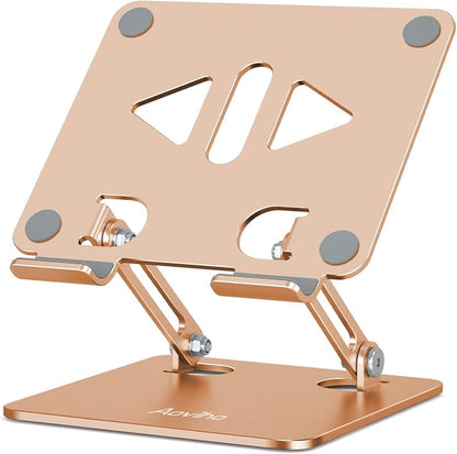 Tablet Stand Holder for Desk Adjustable Tablet Holder, Foldable Aluminum by Aoviho