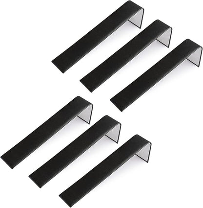 Novel Box 6 Pack Bracelet/Watch Ramp Black Leatherette 2x8.25x2 Inches by NovelBoxCompanyLtd