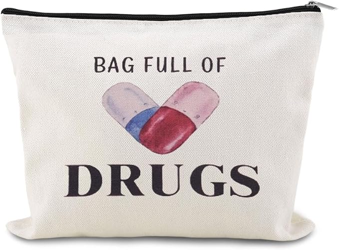 YangQian Funny Medication Bag for Women Nurse Practitioner Birthday Christmas by YangQian