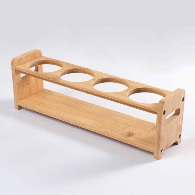 TOPINCN Rack Organizer, Storage Holder Seasoning Storage 4 Holes Shelf - Image 2