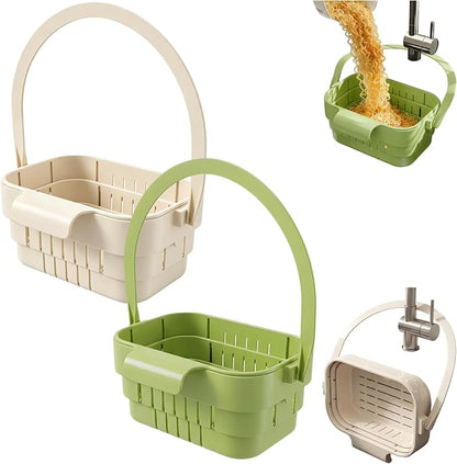 Foldable Hanging Sink Drain Basket Stretchable Kitchen Colander by Unknown