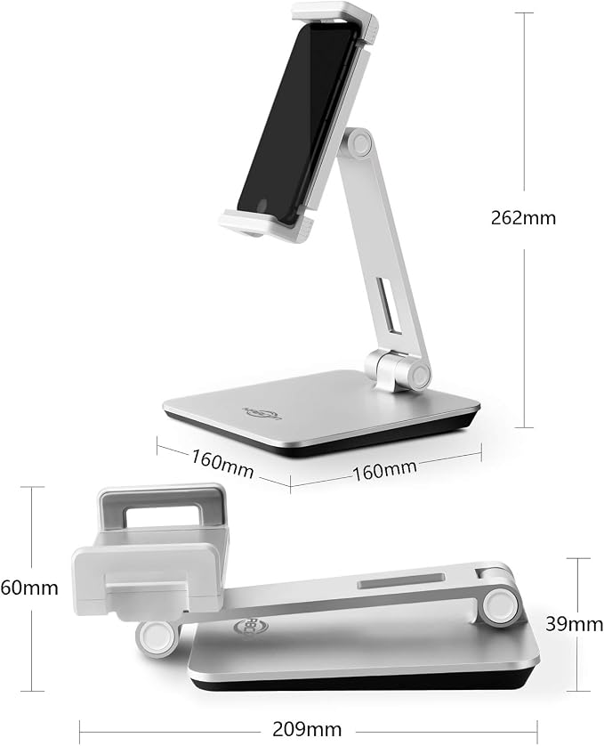 KABCON Tablet Stand Holder, Tightness Adjustable Multi-Angle Foldable Eye-Level - Image 6