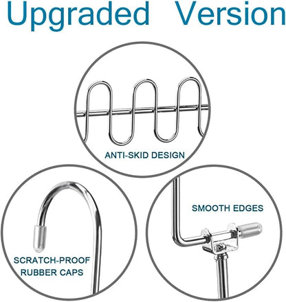 KLEVERISE 12 Pack Metal Space Saving Hangers, Stainless Steel Hangers, Magic - Image 5