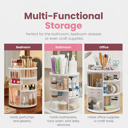Masirs 360 Rotating Makeup Organizer - Image 6