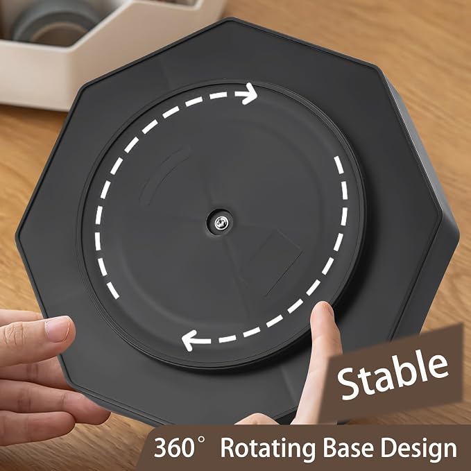 Pencil Pen Holder for Desk, 9 Slots 360 Degree Rotating Desk Organizer - Image 5