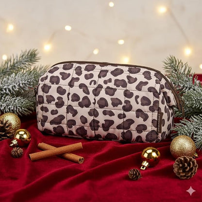 BAGSMART Makeup Bag Travel Toiletry Bag, Puffy Padded Make Up Bags - Image 2