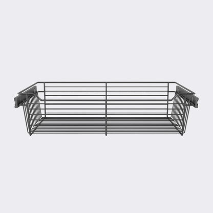 Classic 30" Closet Wire Basket in Matte Black - Image 2