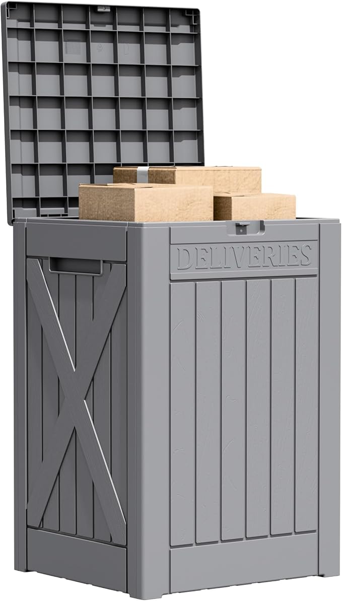 Flamaker 50 Gallon Deck Box, Package Delivery Storage Box by Flamaker