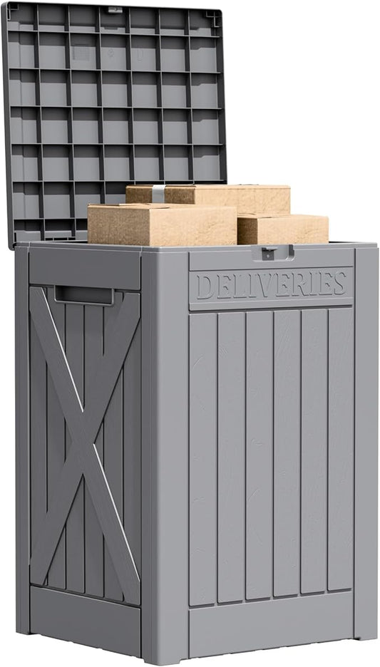 Flamaker 50 Gallon Deck Box, Package Delivery Storage Box by Flamaker