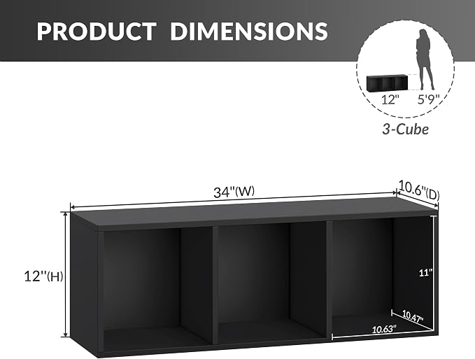 IOTXY DIY Modular Cube Bookcase - Image 3